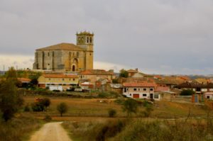 view of the castle in Olmedillo de Roa