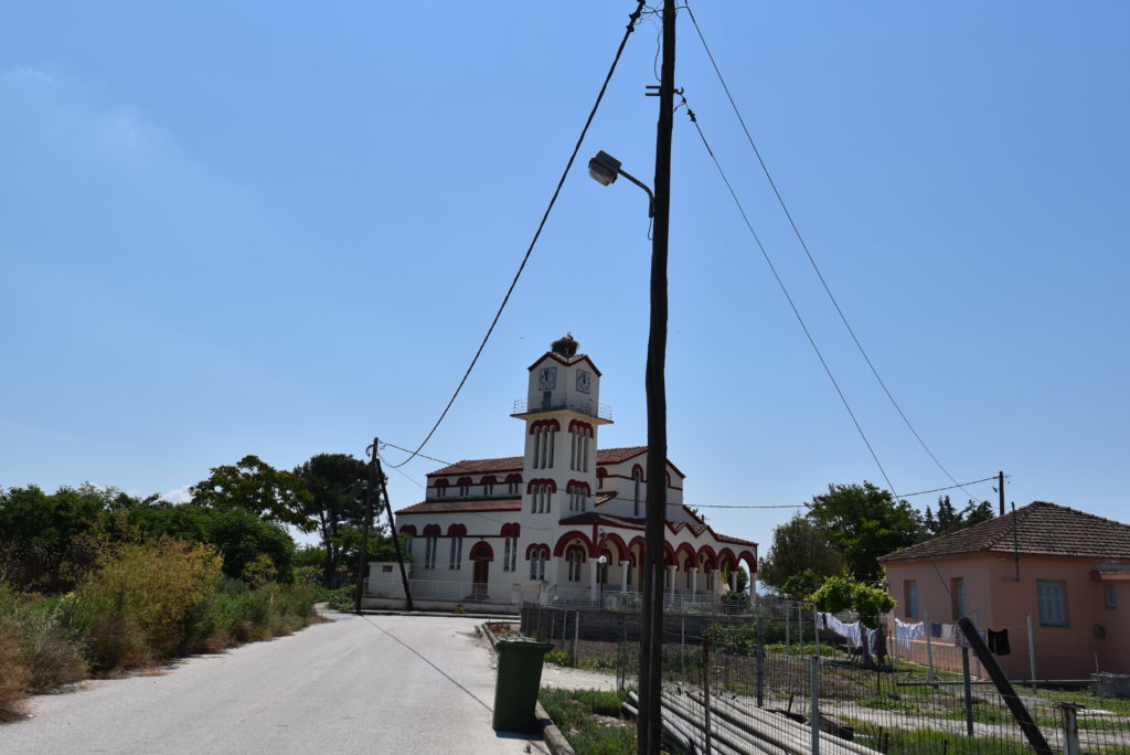 Street view of Sotirios, Greece where George Kitos' vineyards are located
