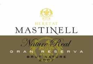 Label of Mastinell Cava Nature Real 2007 vintage