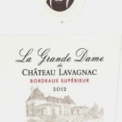 Grande Dame de Lavagnac backlabel Chateau Lavagnac La Grande Dame Bordeaux